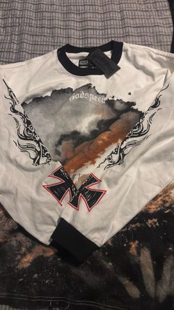 Godspeed Hollywood Thermal Long-Sleeve T-Shirt 'White/Black'