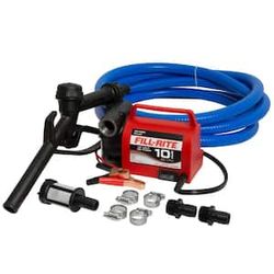 FILL-RITE
12-Volt 1/5 HP 10 GPM Portable Fuel Transfer Pump with Standard Accessories