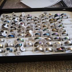 Anxiety spinning rings