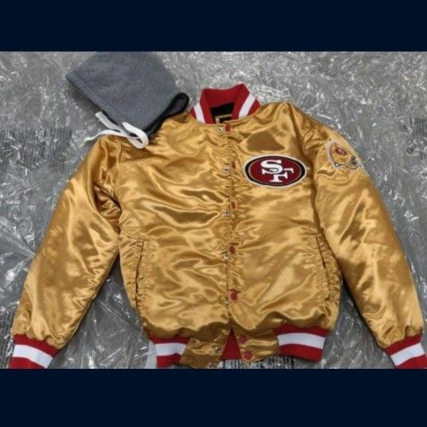 🔥San Francisco 49ers Gold🔥 NFL Jacket Size Medium