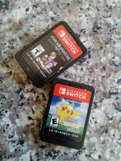 Let's Go Pikachu! (Switch) & Power Rangers BOTG (Switch)