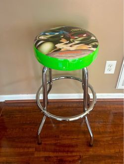 Arcade 1UP Teenage Mutant Ninja Turtles Video Game Collectible Rare 29.5 Inch Bar Stool