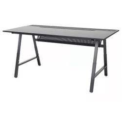 Gaming Desk- IKEA- Black - Assembled - Like New