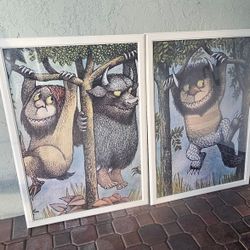 Where The Wild Things Are Framed Pictures Large 