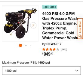 Power washing machine new in the box