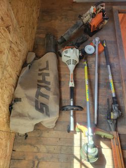 Stihl combi tool kit and blower