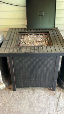 Gas table and chairs