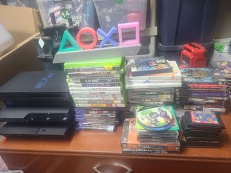 HUGE Video Game Lot PS2 PS3 PS4 Xbox 360 Wii Genesis SNES 80+ Games Controllers
