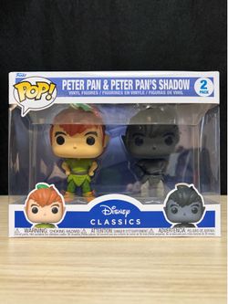 Funko Pop! Vinyl: Disney Classics - Peter Pan & Peter Pan’s Shadow - 2 Pack