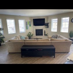 HUGE U-Shaped Pottery Barn Sectional