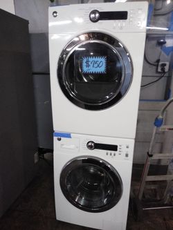 GE front load washer and dryer set 24" like new 4 months warranty