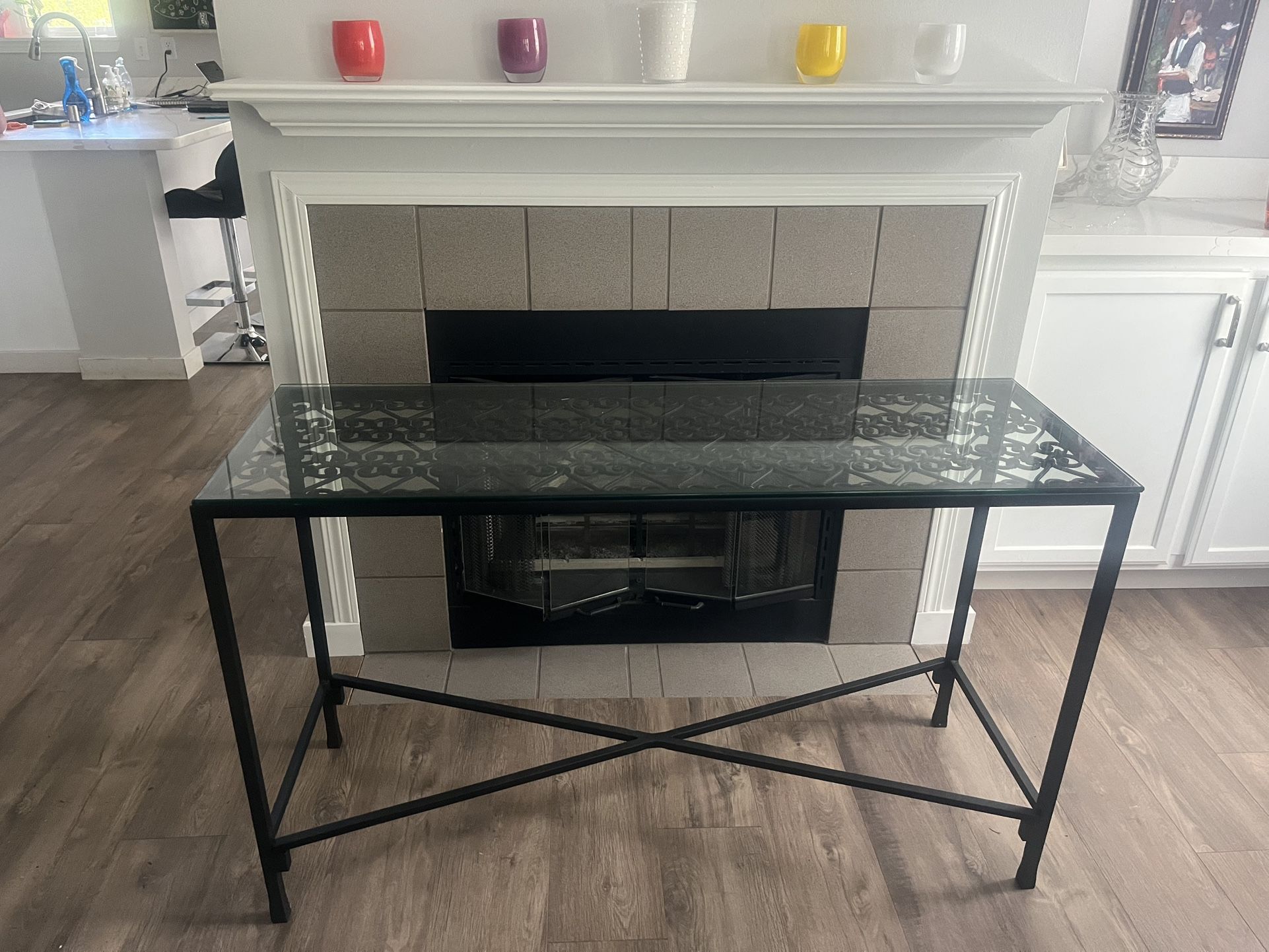Glass Sofa Table