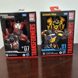 Transformers Studio Series Sideswipe and Sunstreaker
