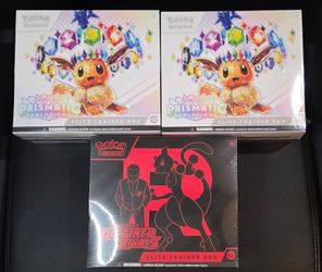 Pokemon Prismatic and Destined Rivals ETB