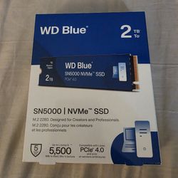 WD Sn5000 2tb NVME M.2 2280 DRIVE Brand New Sealed