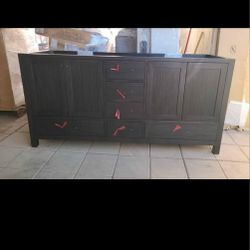 72" Double Sink Bathroom Vanity Without Top 