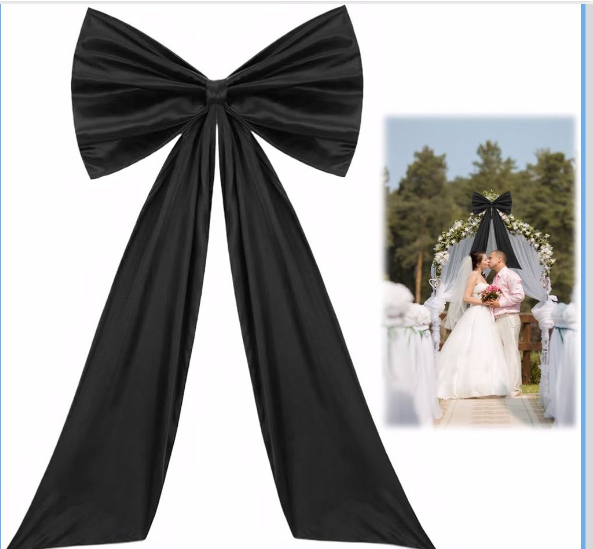 Big Black Bow Wall Decor