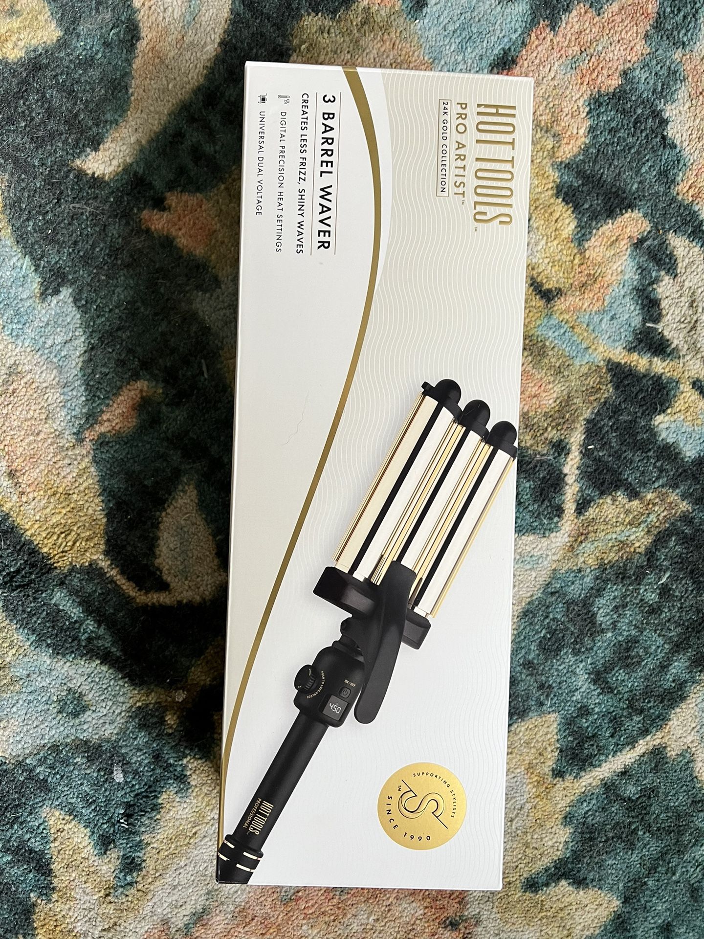 Hot tools Pro Artist 24k Gold Collection Barrel Waver