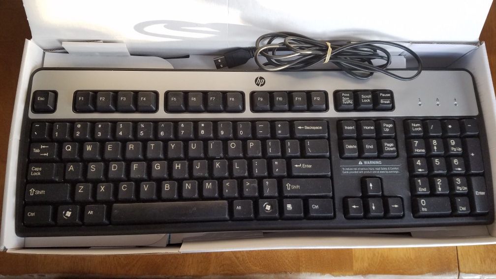 H P keyboard
