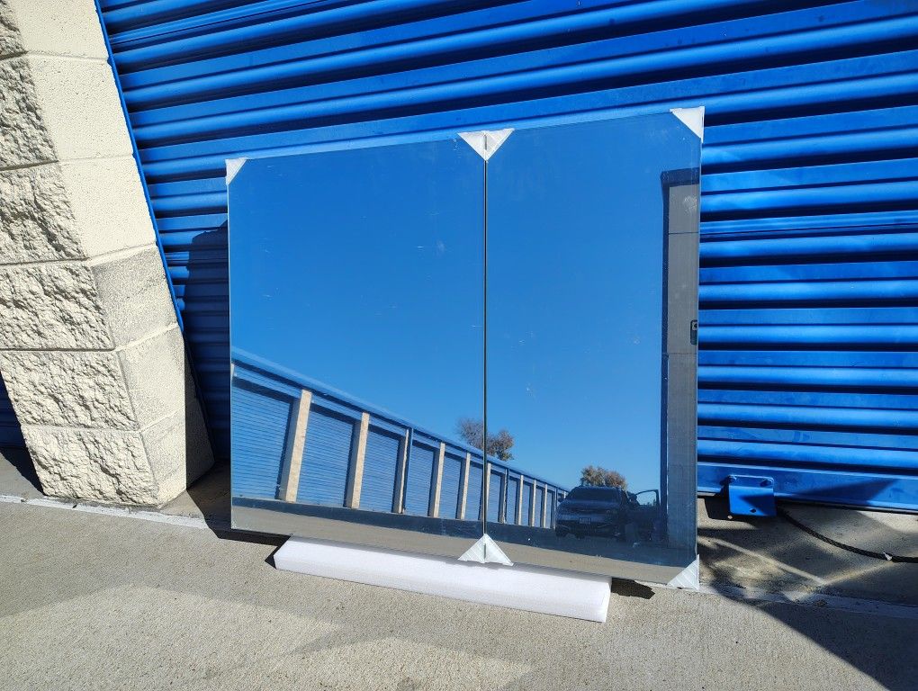 Medicine Cabinet 36 X 30 Aluminum Tri View