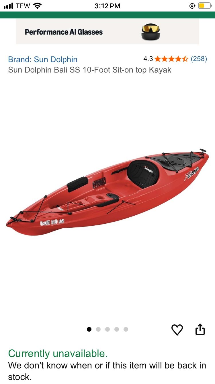 Sun dolphin Kayak