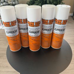 Clippercide Spray for Hair Clippers – 5 Pack (Professional, New)