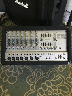 Crate mixing board/PA amp.