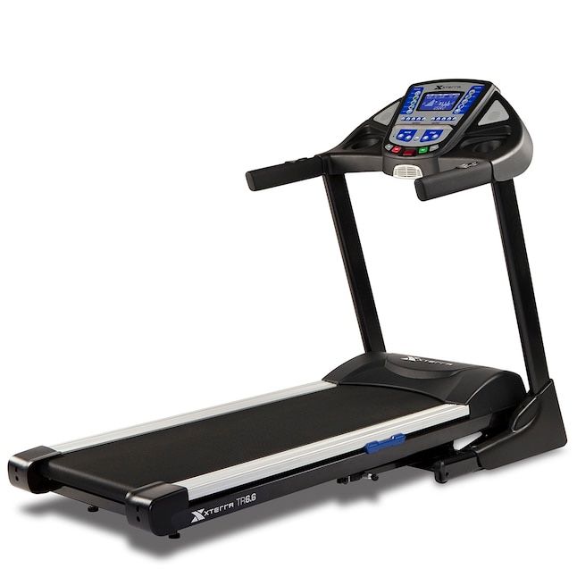 XTERRA TR6.6 Folding Treadmill – 20”x60” Deck, 3.0 CHP Motor, Incline, Chest Strap