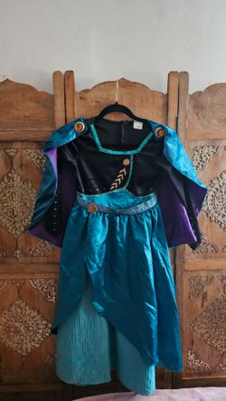 ANA FROZEN DISNEY OFFICIAL HALLOWEEN  COSTUME SIZE KID 6-7