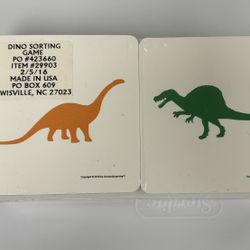 Dinosaur Matching Game
