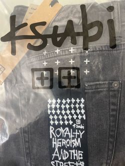grayish black knee ripped ksubi jeans