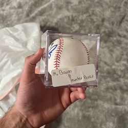 Michael Bourn And Hunter Pence Signed Baseball
