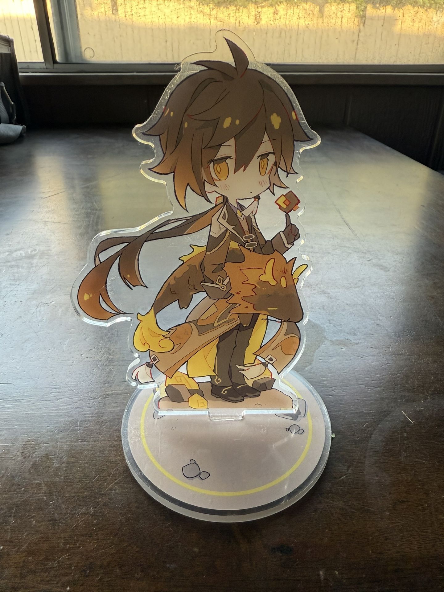 zhongli genshin acrylic stand