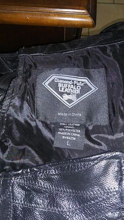 Motorcycle rider leather chaps