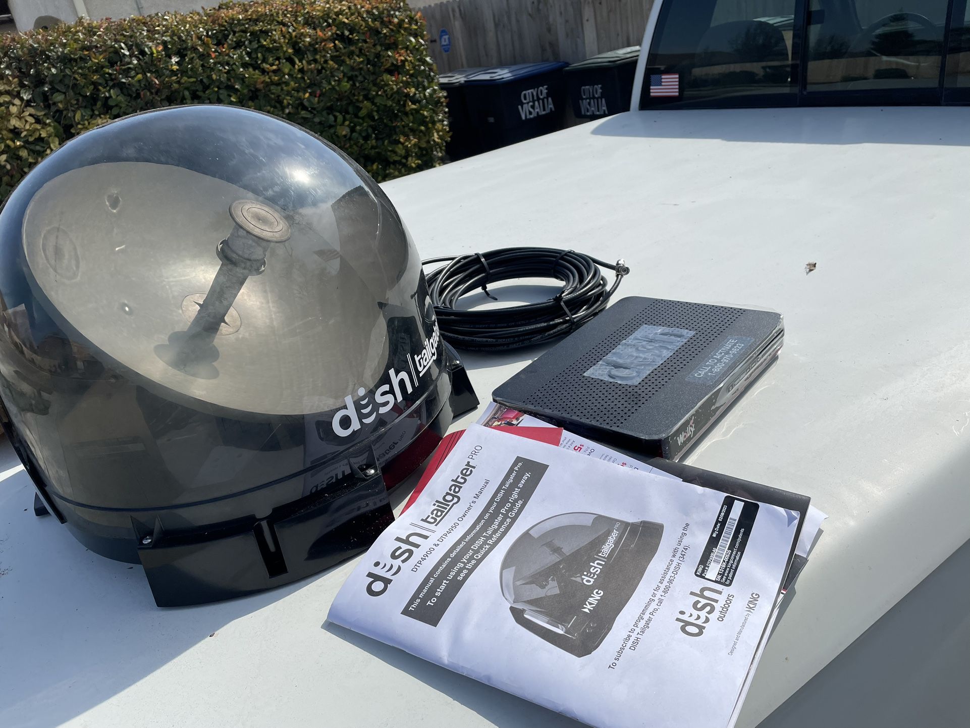 Dish Tailgater Pro Satellite Dish And Receiver