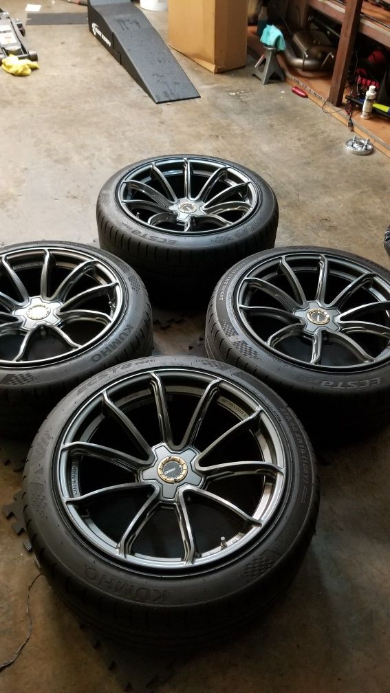 Rays wheels Gram Lights 57getter Staggered 5x120