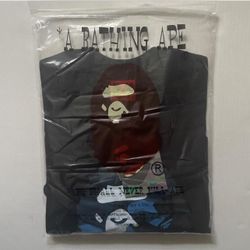 Bape Tee Dark Blue Camo