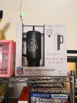 Las Vegas Raiders NFL 40oz Leakproof Tumbler Brand New In Box