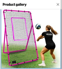 Velocity volleyball or other sport rebounder