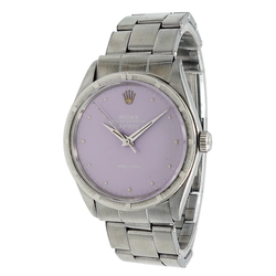 Rolex 34mm Vintage 1965 Air-King Oyster Perpetual Stainless Steel Watch with Pink Dial. (Pre-Owned 1007)
