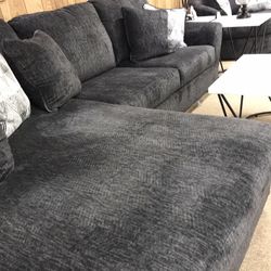 Cozy Stylish Deep Chaise Sectional!