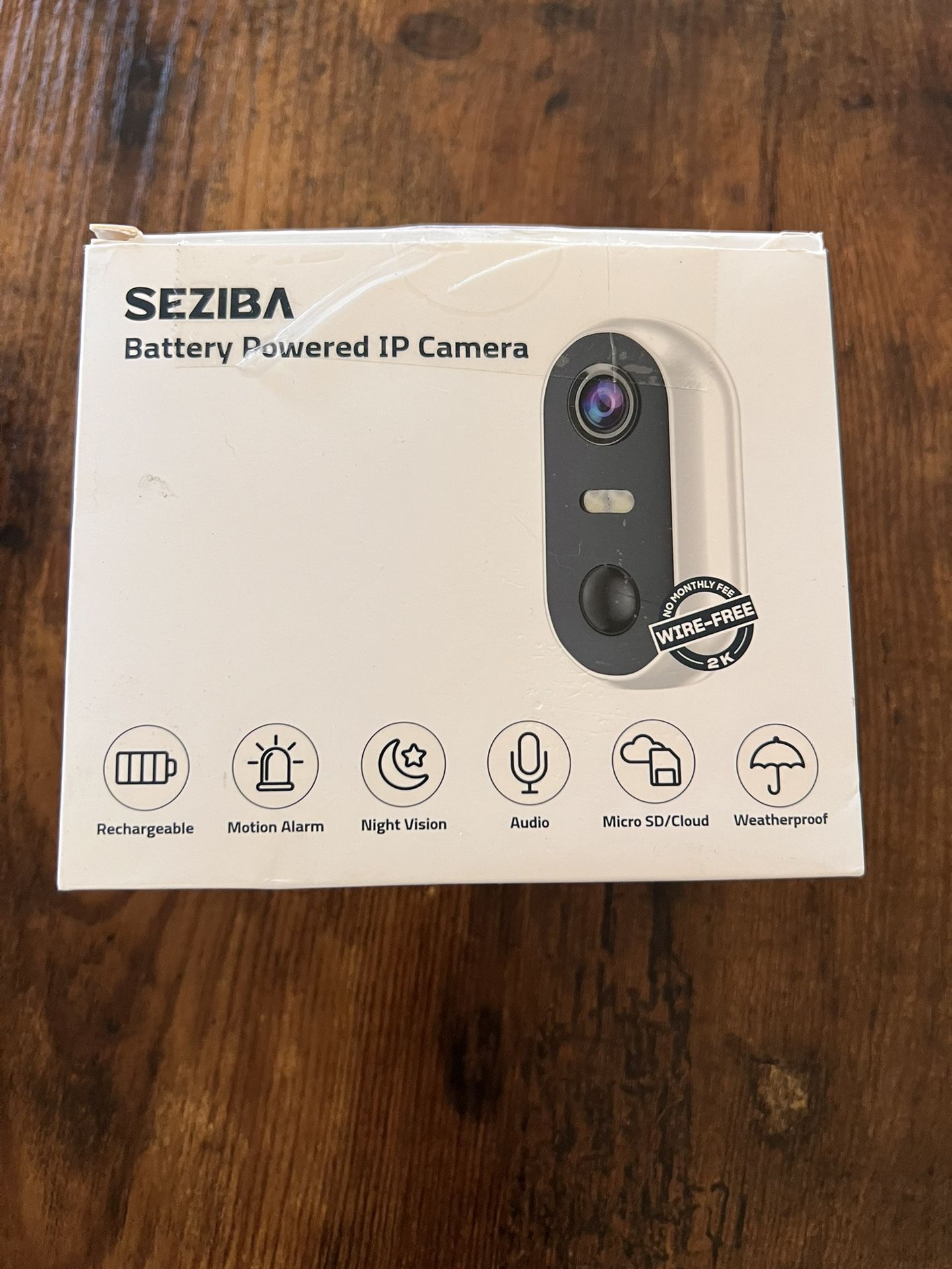 Wireless Battery Powered Camera - Seziba IP Camera