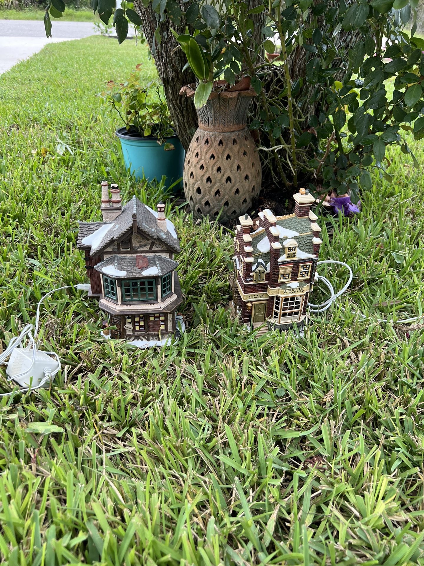 Xmas Light Houses.
