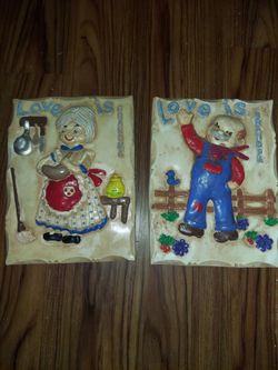 3D Grandma and Grandpa Wall Decor