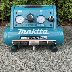 Makita Quiet Series 1-1/2 HP 3 Gal. Oil-Free Electric Air Compressor Model# MAC100Q