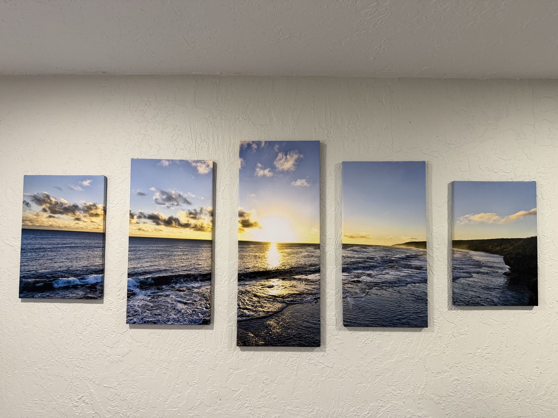 5 piece canvas picture set for wall