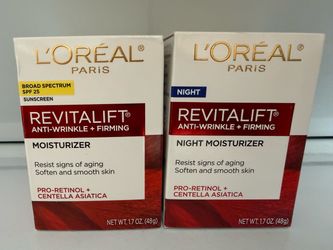 Loreal Paris facial moisturizers 2 x $30