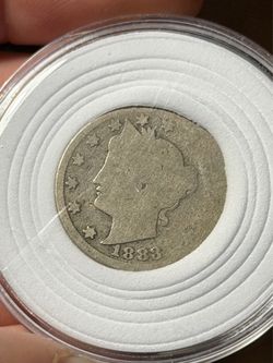 Nice 👍!! 1883 Liberty Head “V” Nickel – Vintage U.S. Coin – Great Collector Pieceb