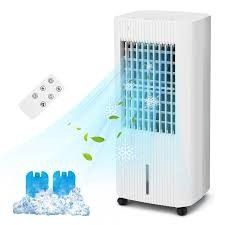 New 3-In-1 Evaporative Air Cooler w/ Humidifier & Fan Portable Rolling Swamp Cooler