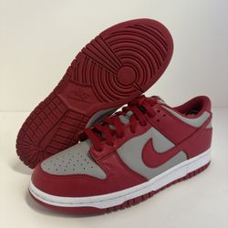Nike Dunk Low Medium Grey Varsity Red UNLV 2021 (CW1590-002) GS Size 6.5Y | 8W